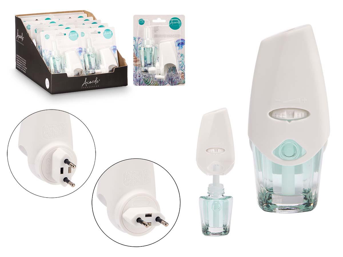 Arte Regal Ambientador Eléctrico Océano 20 ml - Difusor de Fragancia Azul 5x12x9 cm (24 Unidades)