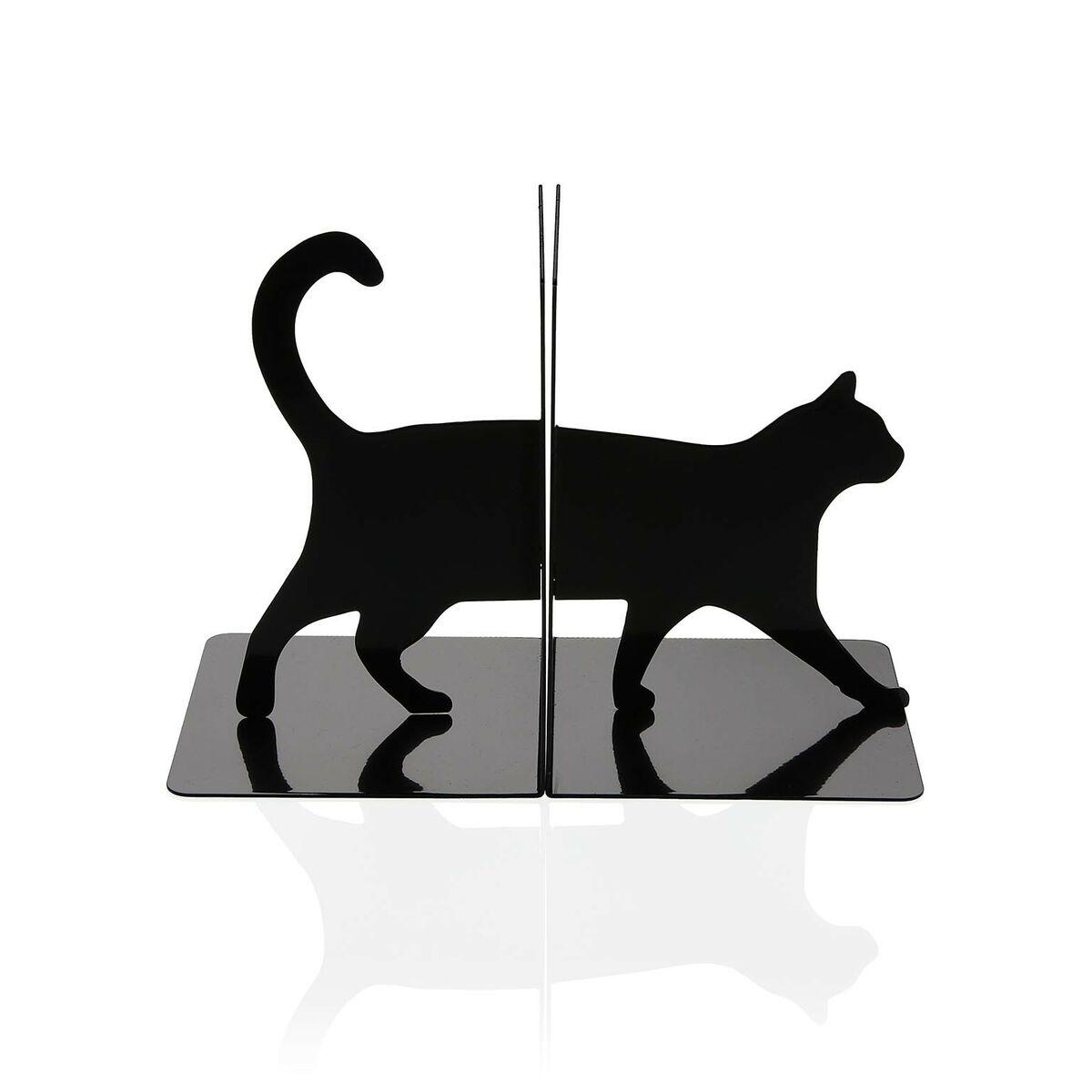 Sujetalibros Versa Metal Hierro Gato 10 x 14 x 10 cm