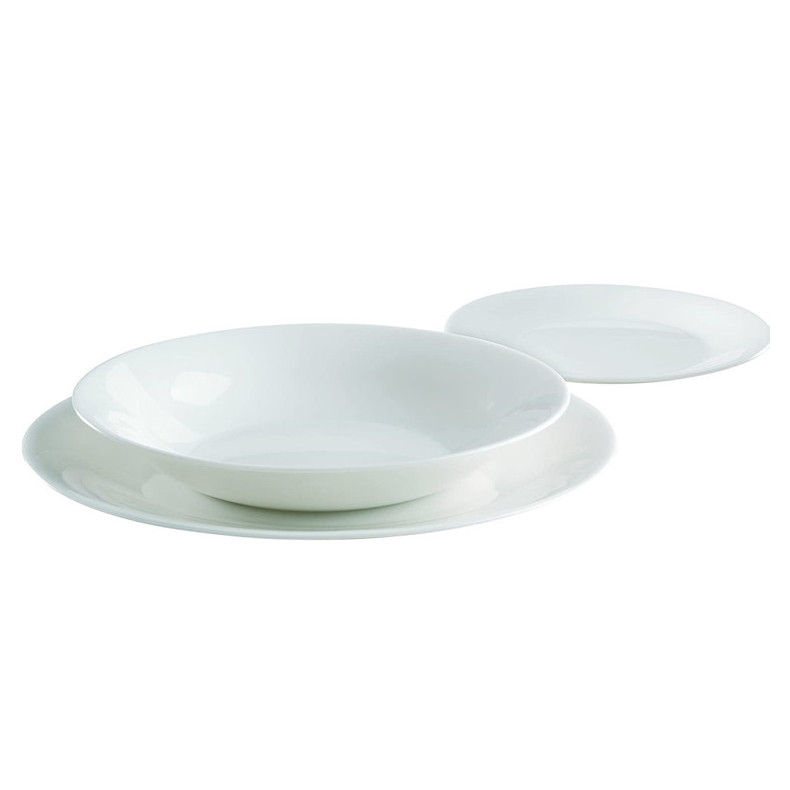 VAJILLA OPAL WHITEMOON 18PIEZAS