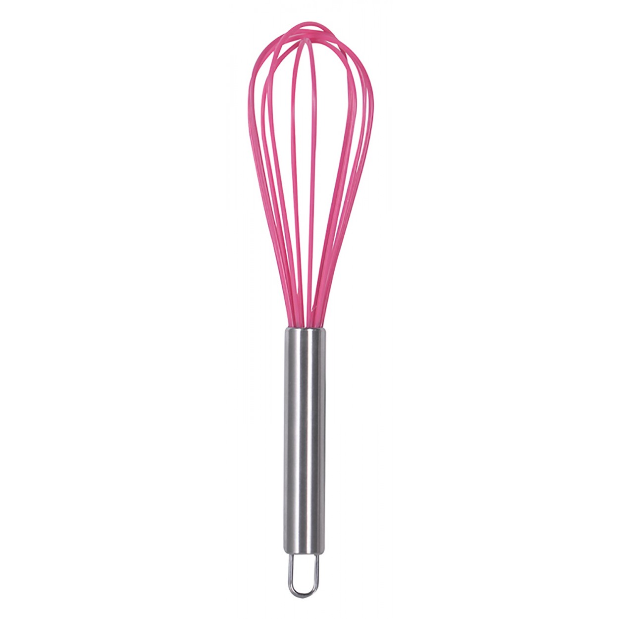 VARILLAS COCINA SILICONA ACERO INOX, BATIDOR MANUAL 25,5CM