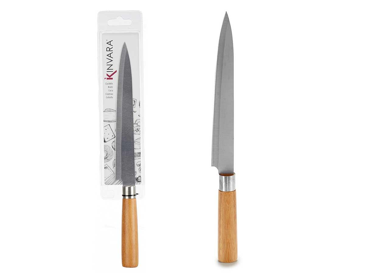 Kinvara Cuchillo Mediano Mango Madera Bambú 33.5 cm (24 Unidades)
