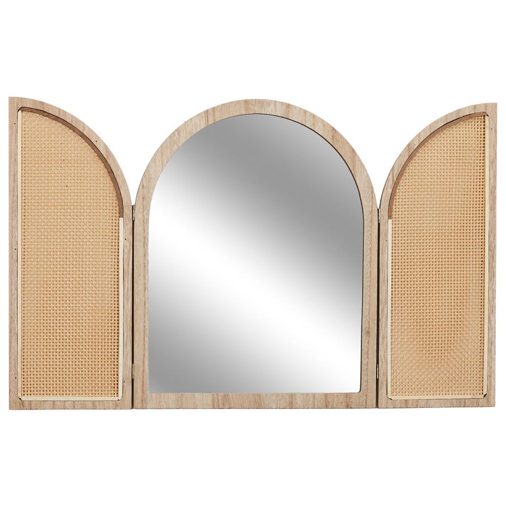 Home Deco Factory Espejo con Contraventanas Colección Mirage - Vidrio/Cristal Máquina