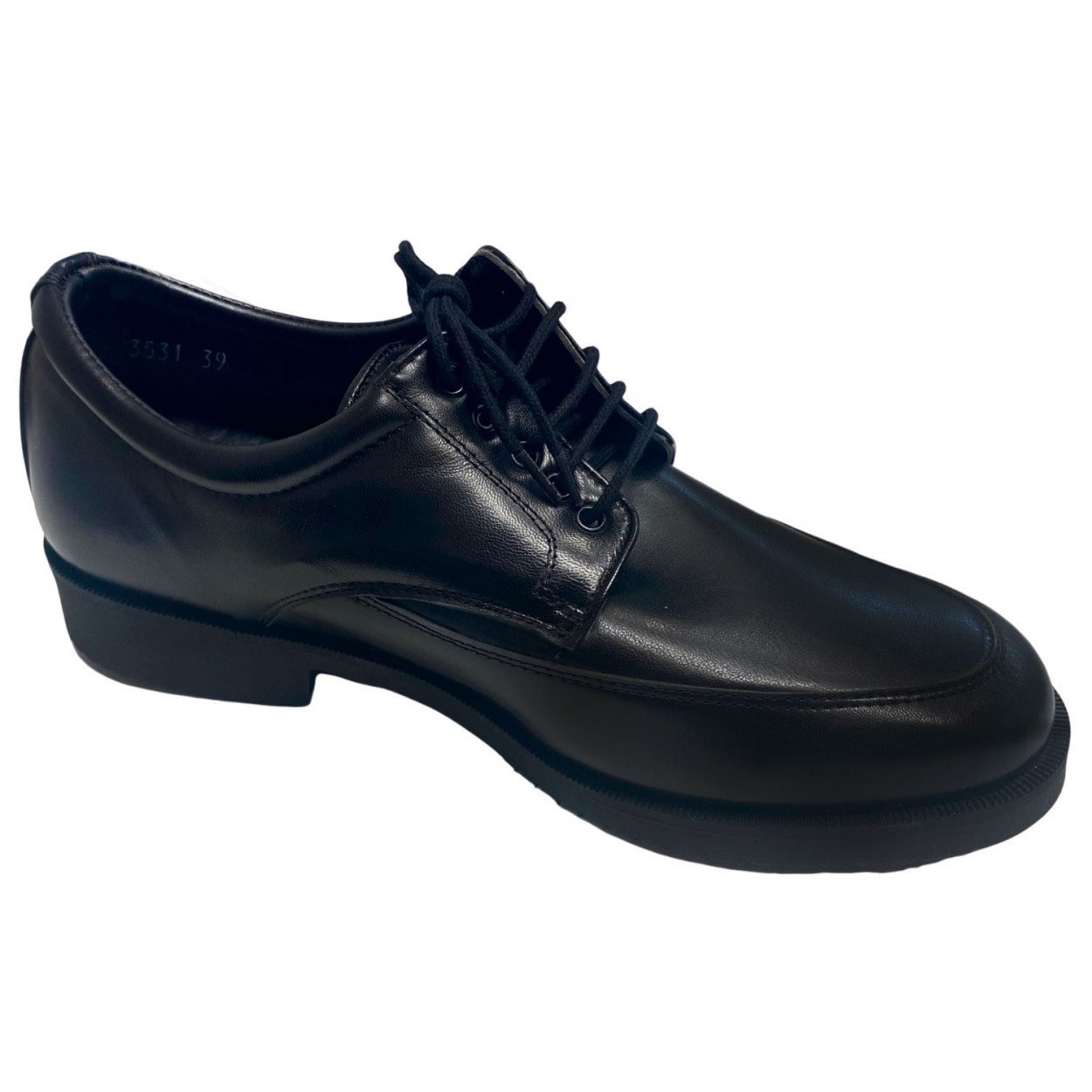ZAPATO CABALLERO COLOR NEGRO CON CORDONES ELEGANTE TALLA 39