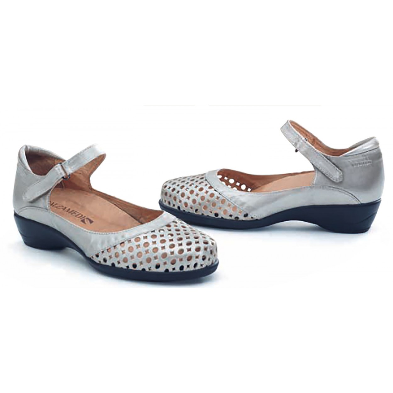 ZAPATOS SEÑORA DORADO TACÓN FASHION