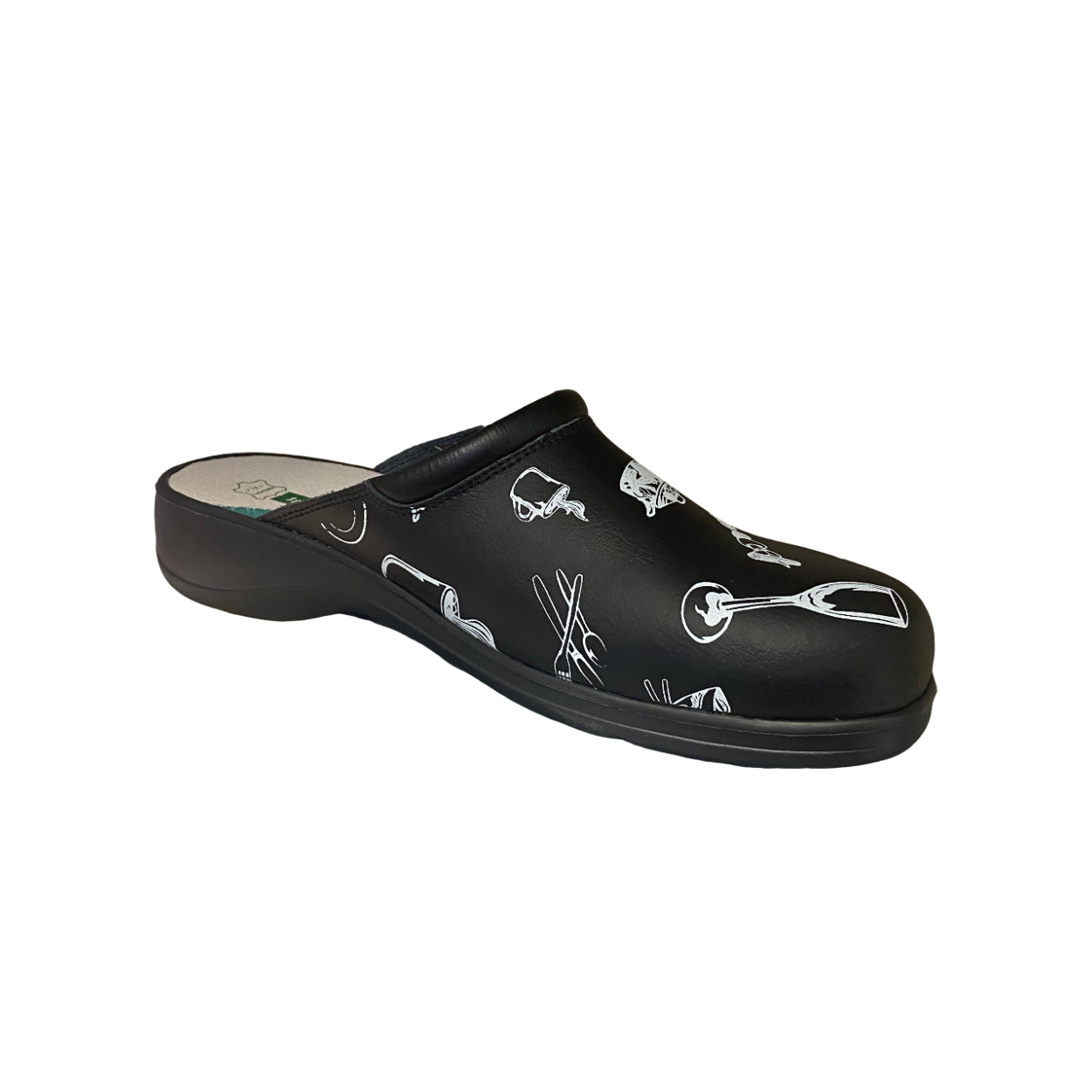 ZUECO SIN CORREA FASHION COCINA NEGRO